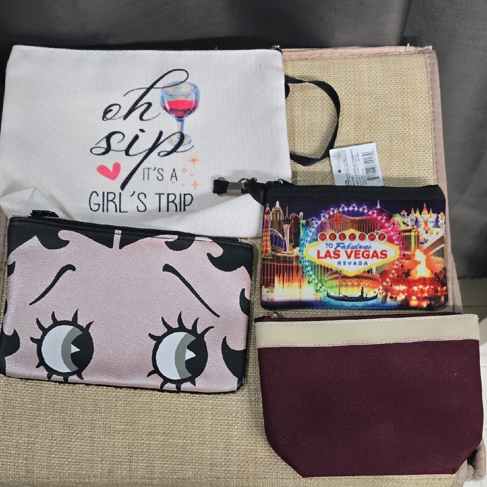 Cosmetic pouch Set of Four
